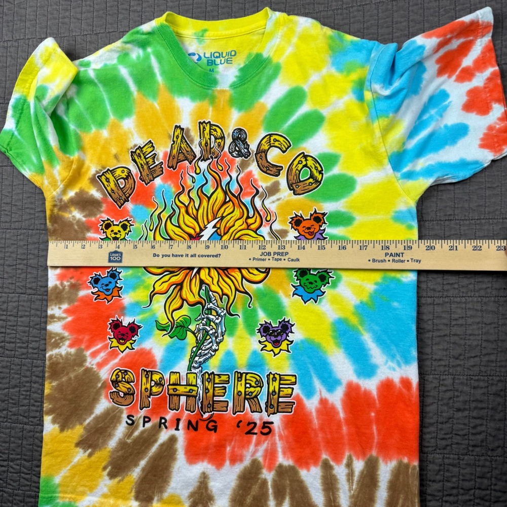 Liquid Blue Dead & Co Sphere Las Vegas 2025 Tie Dye T-Shirt Mens Medium - Picture 6 of 10